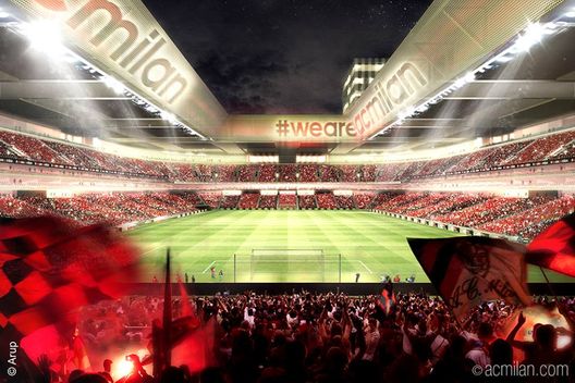 Stadio Milan, il progetto - fonte: acmilan.com Stadio Milan, il progetto - fonte: acmilan.com