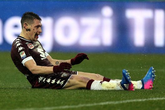 EMPOLI, ITALY - FEBRUARY 05: Andrea Belotti of FC Torino reacts during the Serie A match between Empoli FC and FC Torino at Stadio Carlo Castellani on February 5, 2017 in Empoli, Italy. (Photo by Gabriele Maltinti/Getty Images) EMPOLI, ITALY - FEBRUARY 05: Andrea Belotti of FC Torino reacts during the Serie A match between Empoli FC and FC Torino at Stadio Carlo Castellani on February 5, 2017 in Empoli, Italy. (Photo by Gabriele Maltinti/Getty Images)