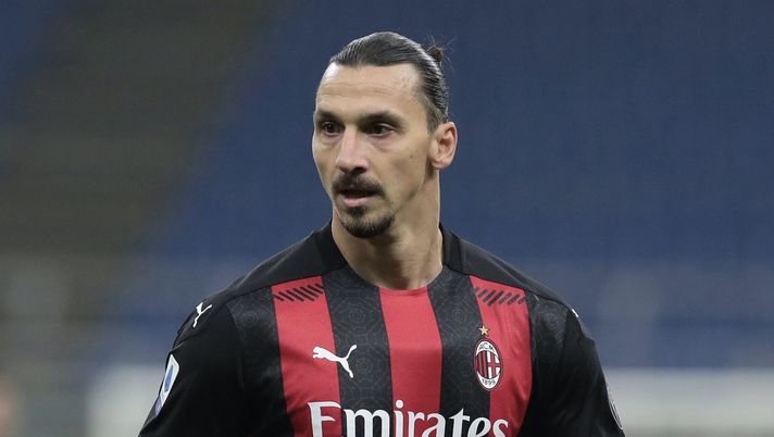 Zlatan Ibrahimovic (attaccante AC Milan) durante Milan-Verona (Serie A 2020-2021) | AC Milan News (Getty Images) 