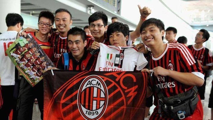 Tifosi AC Milan cinesi: rossoneri club più popolare in CinA 