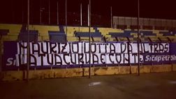 Licata, tifoso ultrà malato: striscioni dei tifosi e l’incoraggiamento di tecnico e giocatori