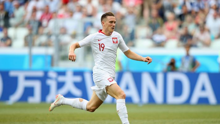 Piotr Zielinski, centrocampista del Napoli e della Polonia (credits: GETTY Images) 