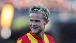 Lecce, infortunio per Hjulmand: le condizioni del capitano