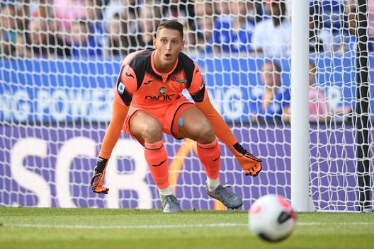 Getty Images Gollini in campo con l'Atalanta