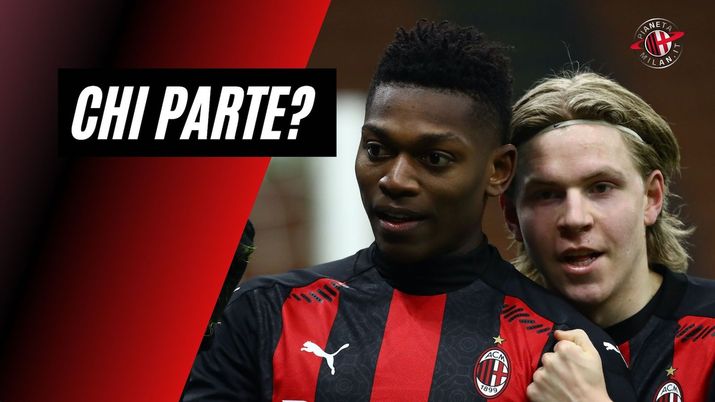 Rafael Leao e Jens Petter Hauge (attaccanti AC Milan): uno dei due può partire in estate | Calciomercato Milan News (Getty Images) 