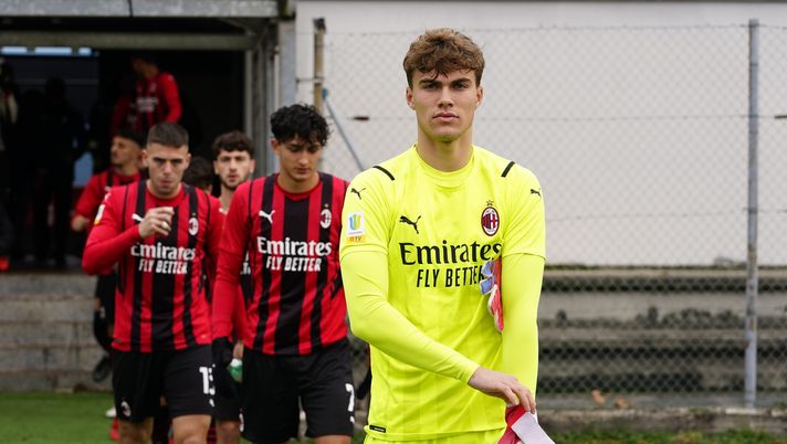 Sebastiano Deplanches, portiere del Milan primavera (getty images)