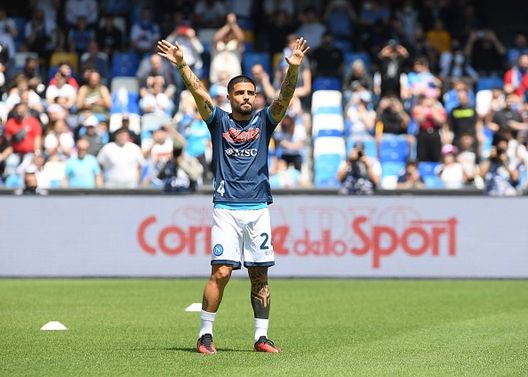 Insigne (Getty Images) il saluto di Insigne