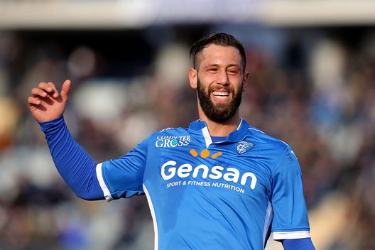 EMPOLI, ITALY - JANUARY 22: Levan Mchedlidze of Empoli FC reacts during the Serie A match between Empoli FC and Udinese Calcio at Stadio Carlo Castellani on January 22, 2017 in Empoli, Italy. (Photo by Gabriele Maltinti/Getty Images) EMPOLI, ITALY - JANUARY 22: Levan Mchedlidze of Empoli FC reacts during the Serie A match between Empoli FC and Udinese Calcio at Stadio Carlo Castellani on January 22, 2017 in Empoli, Italy. (Photo by Gabriele Maltinti/Getty Images)