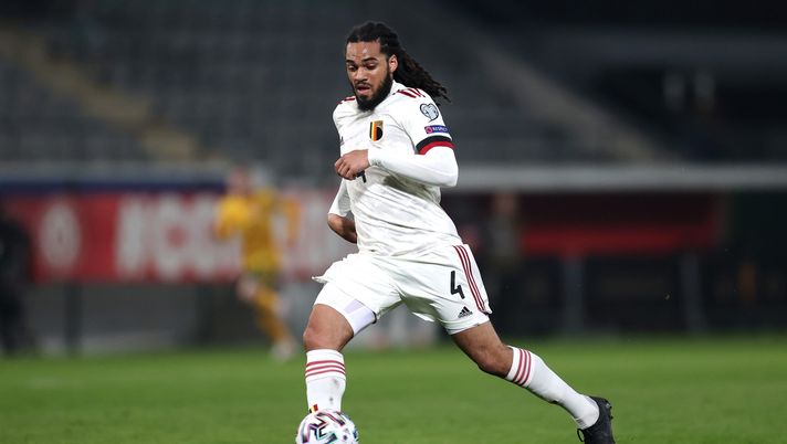 LEUVEN, BELGIUM - MARCH 24: Jason Denayer of Belgium in action during the FIFA World Cup 2022 Qatar qualifying match between Belgium and Wales at King Power at Den Dreef on March 24, 2021 in Leuven, Belgium. Sporting stadiums around Belgium remain under strict restrictions due to the Coronavirus Pandemic as Government social distancing laws prohibit fans inside venues resulting in games being played behind closed doors. (Photo by Dean Mouhtaropoulos/Getty Images) Calciomercato Torino, offerte per Denayer e Vlasic: la situazione - immagine 1