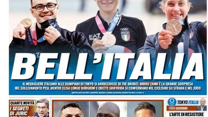 Prima Pagina, Tuttosport: “Eccoci! Romero, l’Atalanta dice no a 50 milioni” Prima Pagina, Tuttosport: “Eccoci! Romero, l’Atalanta dice no a 50 milioni”