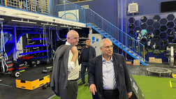 Infantino fa visita a Lotito e c’è anche… Joe Barone.