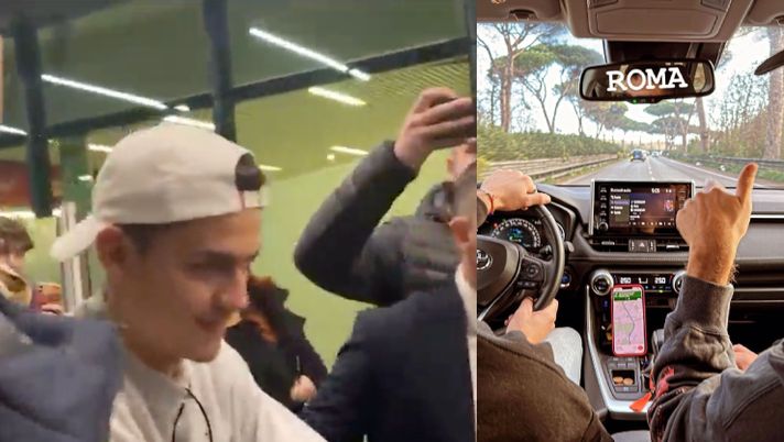 Roma, Dybala è tornato: selfie e autografi con i tifosi a Fiumicino – VIDEO - immagine 1