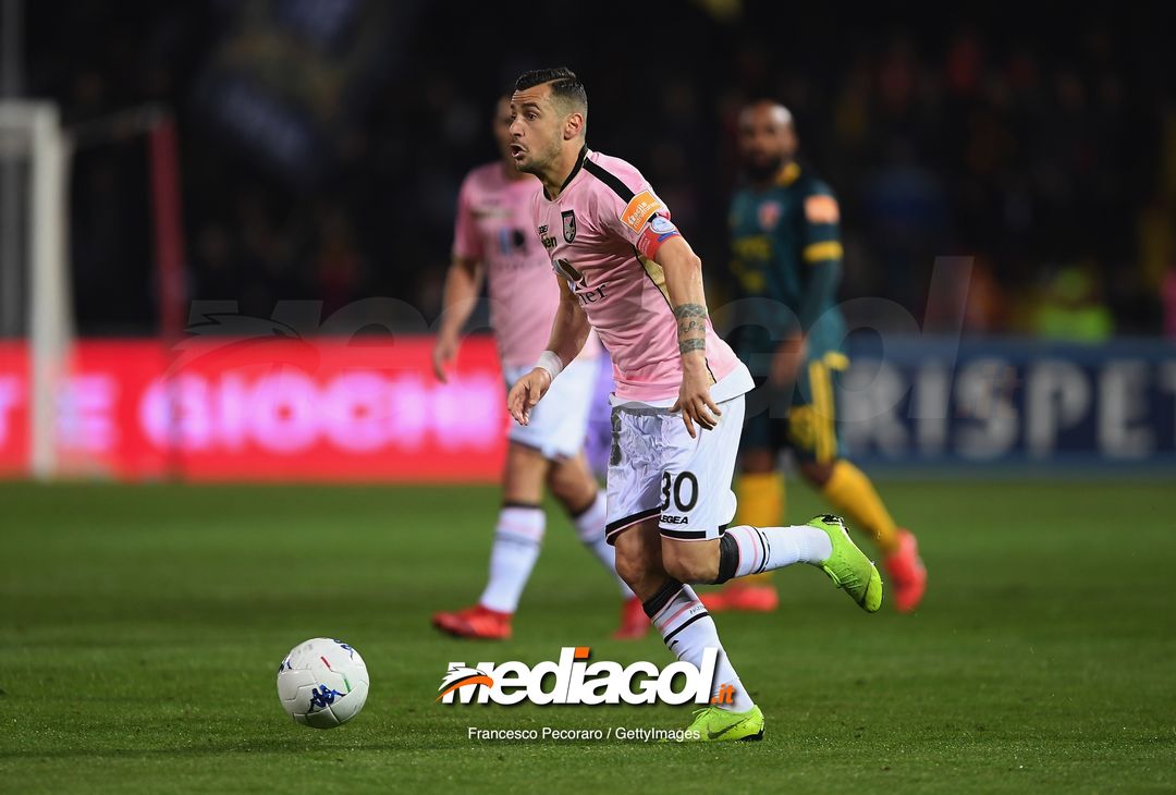  during the Serie B match between Benevento and Carpi FC at Stadio Ciro Vigorito on April 14, 2019 in Benevento, Italy. 