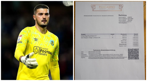 Burnley promosso, il portiere Muric generoso alla serata con amici: mancia super alla cameriera- immagine 5