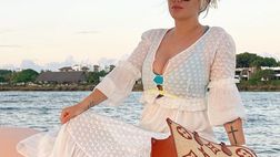 Wanda Nara incanta da Zanzibar. E scrive: “Mi ricarico per un nuovo anno…”