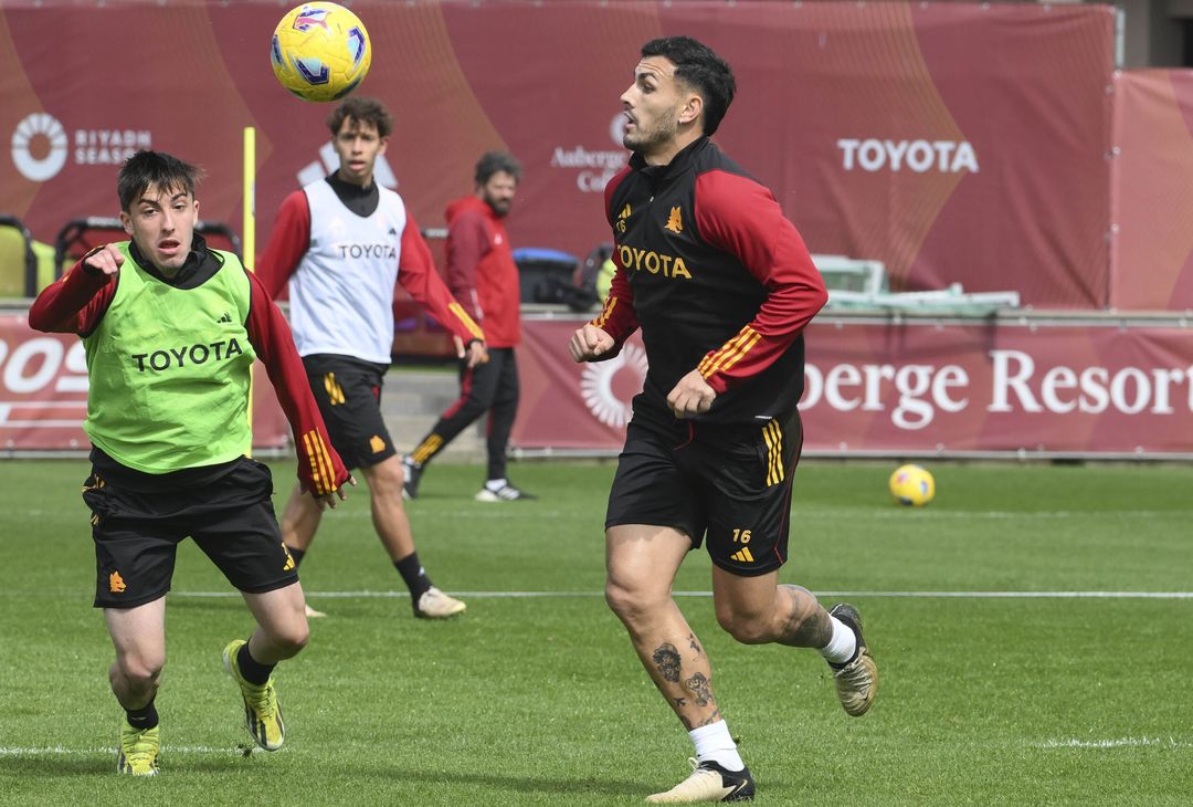 Trigoria, l’allenamento post Brighton: Lukaku ancora ko – FOTOGALLERY - immagine 7