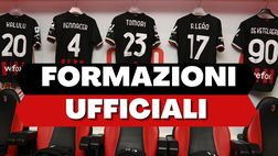 Milan-Empoli, le formazioni ufficiali: rivoluzione rossonera
