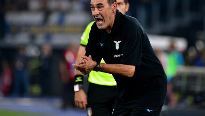 ROME, ITALY - AUGUST 26: SS Lazio head coach Maurizio Sarri during the Serie A match between SS Lazio and FC Internazionale at Stadio Olimpico on August 26, 2022 in Rome, Italy. (Photo by Marco Rosi - SS Lazio/Getty Images) Sarri: “Felipe Anderson, strada giusta. L’esultanza di Luis Alberto? Se segna così…” - immagine 1