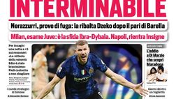 Prima Pagina, Corriere dello Sport: “Interminabile. Nerazzurri, prove di fuga”