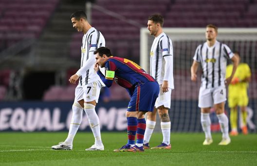 Lionel Messi, Barcellona, e Cristiano Ronaldo, Juventus (Getty Images) Lionel Messi, Barcellona, e Cristiano Ronaldo, Juventus (Getty Images)