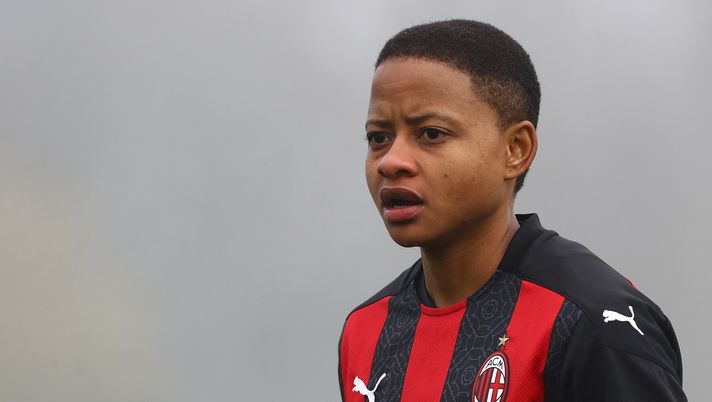 MILAN, ITALY - DECEMBER 13: Rafiloe Jane of AC Milan looks on during the Women's Serie A match between AC Milan and Sassuolo on December 13, 2020 in Milan, Italy. (Photo by Marco Luzzani/Getty Images) MILAN, ITALY - DECEMBER 13: Rafiloe Jane of AC Milan looks on during the Women's Serie A match between AC Milan and Sassuolo on December 13, 2020 in Milan, Italy. (Photo by Marco Luzzani/Getty Images)
