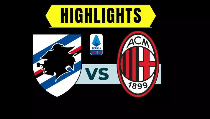 Sampdoria Milan gol highlights
