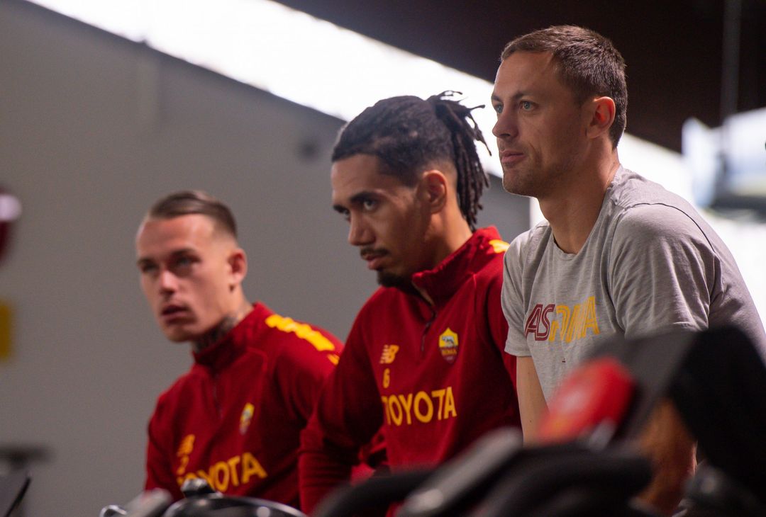 Roma, l’allenamento dopo la vittoria con la Real Sociedad: c’è Pisilli – FOTO GALLERY - immagine 7