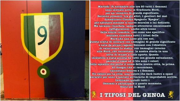 Gradinata nord genoana: il martedì della memoria per Spagnolo e non solo…- immagine 2