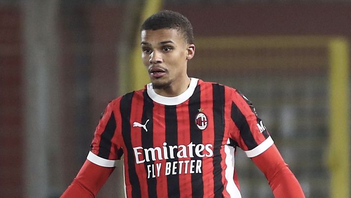 Malick Thiaw AC Milan Como-Milan 1-2 Serie A 2024-2025