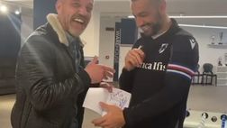VIDEO – Scherzi e risate fra Flachi e Quagliarella: “Non sai l’italiano”