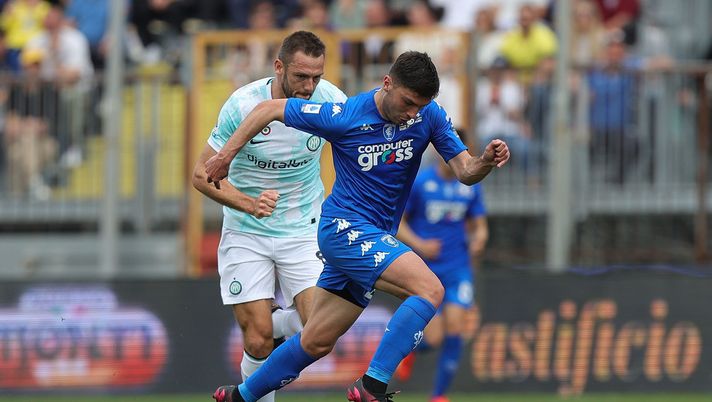 Nicolò Cambiaghi, attaccante dell'Empoli (getty images)