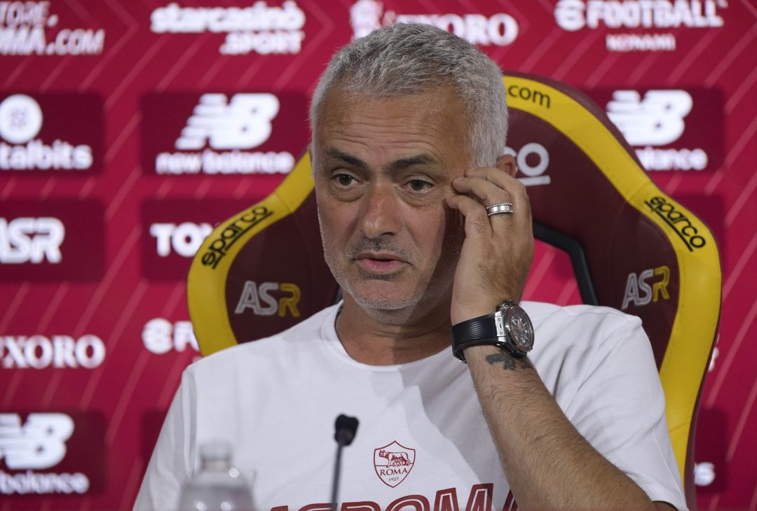 La conferenza stampa di Mourinho prima del match contro la Cremonese – FOTO GALLERY - immagine 11