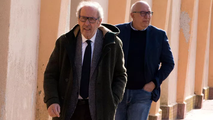 PALERMO, ITALY - FEBRUARY 18: Rino Foschi, President of Palermo arrives at the training center ahead of the US Citta di Palermo Press Conference at Tenente Carmelo Onorato Sports Center on February 18, 2019 in Palermo, Italy. (Photo by Getty Images/Getty Images)