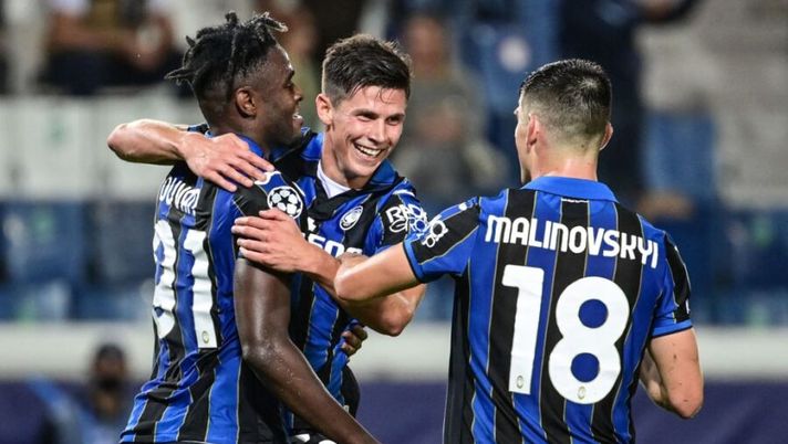 Atalanta's Italian midfielder Matteo Pessina celebrates after opening the scoring during the UEFA Champions League Group F football match between Atalanta and Young Boys on September 29, 2021 at the Azzurri d'Italia stadium in Bergamo. (Photo by MIGUEL MEDINA / AFP) (Photo by MIGUEL MEDINA/AFP via Getty Images) Pessina: “Non ho dimenticato il gol, anzi. In allenamento quando c’è un pallone…” - immagine 1