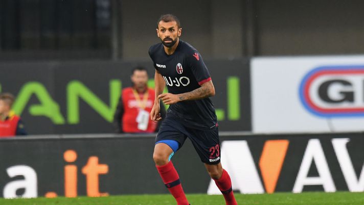 VERONA, ITALY - NOVEMBER 11: Larangeira Danilo of Bologna FC in action during the Serie A match between Chievo Verona and Bologna FC at Stadio Marc'Antonio Bentegodi on November 11, 2018 in Verona, Italy.  (Photo by Alessandro Sabattini/Getty Images) 