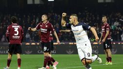 Salernitana-Lecce 0-1, decisivo un autogol di Gyomber: granata vicini alla Serie B