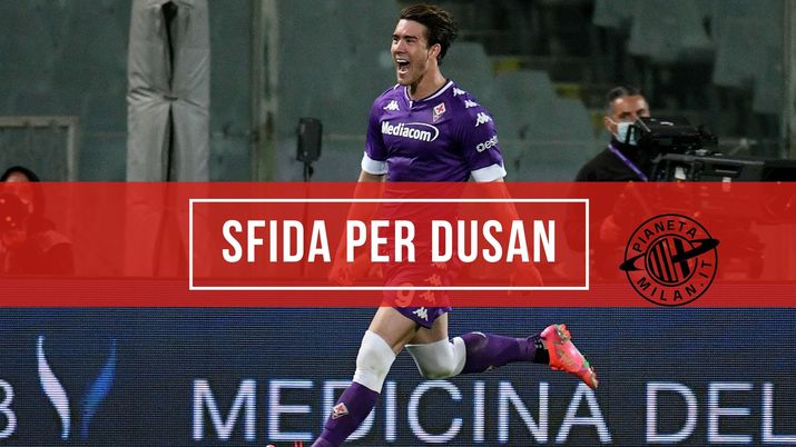Dusan Vlahovic (attaccante Fiorentina), obiettivo di calciomercato del Milan | AC Milan News (Getty Images) 