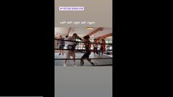 VIDEO/ Elisabetta Canalis è una furia: ecco come si allena