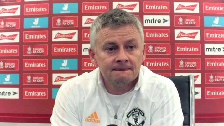 Ole Gunnar Solskjaer (manager Manchester United), qui in conferenza stampa dopo la sconfitta in F.A. Cup contro il Leicester | News (gazzetta.it) 