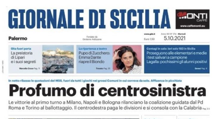 Prima Pagina, Giornale di Sicilia: “Palermo, la trasferta resta tabù” - immagine 1