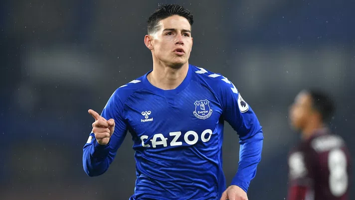 James Rodríguez (centrocampista Everton), obiettivo di calciomercato del Milan | AC Milan News (Getty Images)
