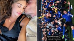 Belen Rodriguez: “Vinto l’Italia, vinto l’Argentina ed è nata mia figlia”