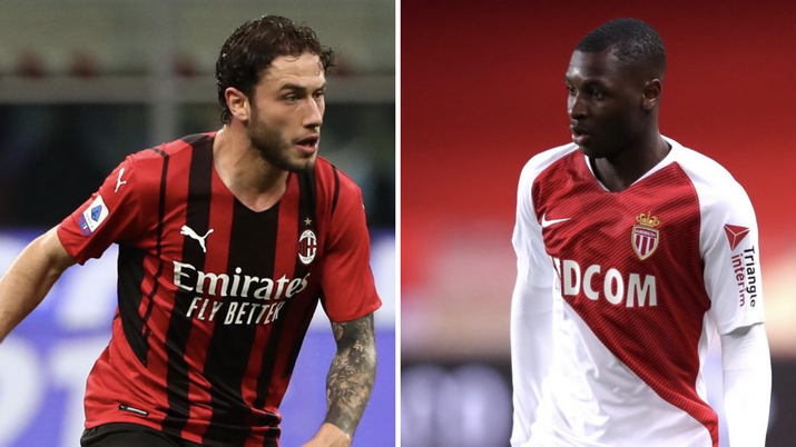 Davide Calabria e Fodé Ballo-Touré, terzini del Milan (Getty Images) 