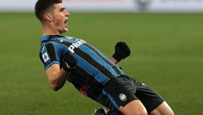 BERGAMO, ITALY - FEBRUARY 13: Ruslan Malinovskyi of Atalanta BC celebrates after scoring the opening goal during the Serie A match between Atalanta BC and Juventus at Gewiss Stadium on February 13, 2022 in Bergamo, Italy. (Photo by Emilio Andreoli/Getty Images) Atalanta, dubbi e certezze di formazione: da Musso e Boga a Muriel e Malinovskyi, cosa filtra - immagine 1
