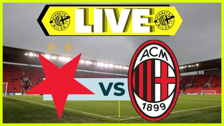 LIVE Slavia Praga-Milan Europa League 2023-2024