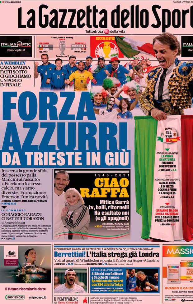 BUONGIORNO CITTACELESTE &#8211; LE PRIME PAGINE DEI PRINCIPALI QUOTIDIANI SPORTIVI &#8211; GUARDA 