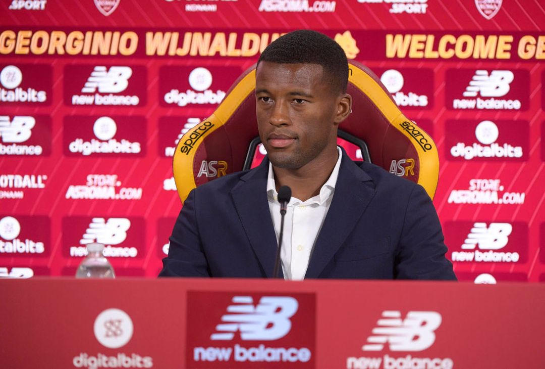 La conferenza stampa di presentazione di Wijnaldum – FOTO GALLERY - immagine 10