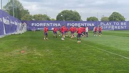 VIDEO VN – Fiorentina al lavoro prima del Lech. Gruppo quasi al completo