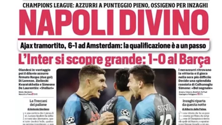 IL NAPOLI SUI MEDIA – Le prime pagine dei giornali di oggi 05 ottobre 2022 IL NAPOLI SUI MEDIA – Le prime pagine dei giornali di oggi 05 ottobre 2022 - immagine 1