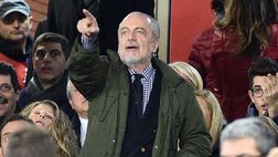A pochi minuti dal fischio finale di Napoli-Juventus il presidente azzurro, Aurelio De Laurentiis